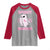 Breast Cancer Halloween Raglan Shirt Ghost Wear Pink Ribbon Spooky Warrior - Wonder Print Shop
