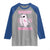 Breast Cancer Halloween Raglan Shirt Ghost Wear Pink Ribbon Spooky Warrior - Wonder Print Shop