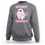 Breast Cancer Halloween Sweatshirt Ghost Wear Pink Ribbon Spooky Warrior - Wonder Print Shop