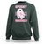 Breast Cancer Halloween Sweatshirt Ghost Wear Pink Ribbon Spooky Warrior - Wonder Print Shop