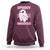 Breast Cancer Halloween Sweatshirt Ghost Wear Pink Ribbon Spooky Warrior - Wonder Print Shop