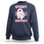 Breast Cancer Halloween Sweatshirt Ghost Wear Pink Ribbon Spooky Warrior - Wonder Print Shop