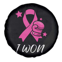 Pink Ribbon Spare Tire Cover I Won Breast Cancer Awareness - Wonder Print Shop
