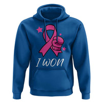 Pink Ribbon Hoodie I Won Breast Cancer Awareness - Wonder Print Shop