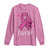 Pink Ribbon Long Sleeve Shirt I Won Breast Cancer Awareness - Wonder Print Shop