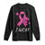 Pink Ribbon Long Sleeve Shirt I Won Breast Cancer Awareness - Wonder Print Shop