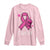 Pink Ribbon Long Sleeve Shirt I Won Breast Cancer Awareness - Wonder Print Shop