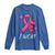 Pink Ribbon Long Sleeve Shirt I Won Breast Cancer Awareness - Wonder Print Shop