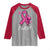 Pink Ribbon Raglan Shirt I Won Breast Cancer Awareness - Wonder Print Shop
