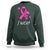 Pink Ribbon Sweatshirt I Won Breast Cancer Awareness - Wonder Print Shop