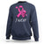 Pink Ribbon Sweatshirt I Won Breast Cancer Awareness - Wonder Print Shop