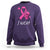 Pink Ribbon Sweatshirt I Won Breast Cancer Awareness - Wonder Print Shop
