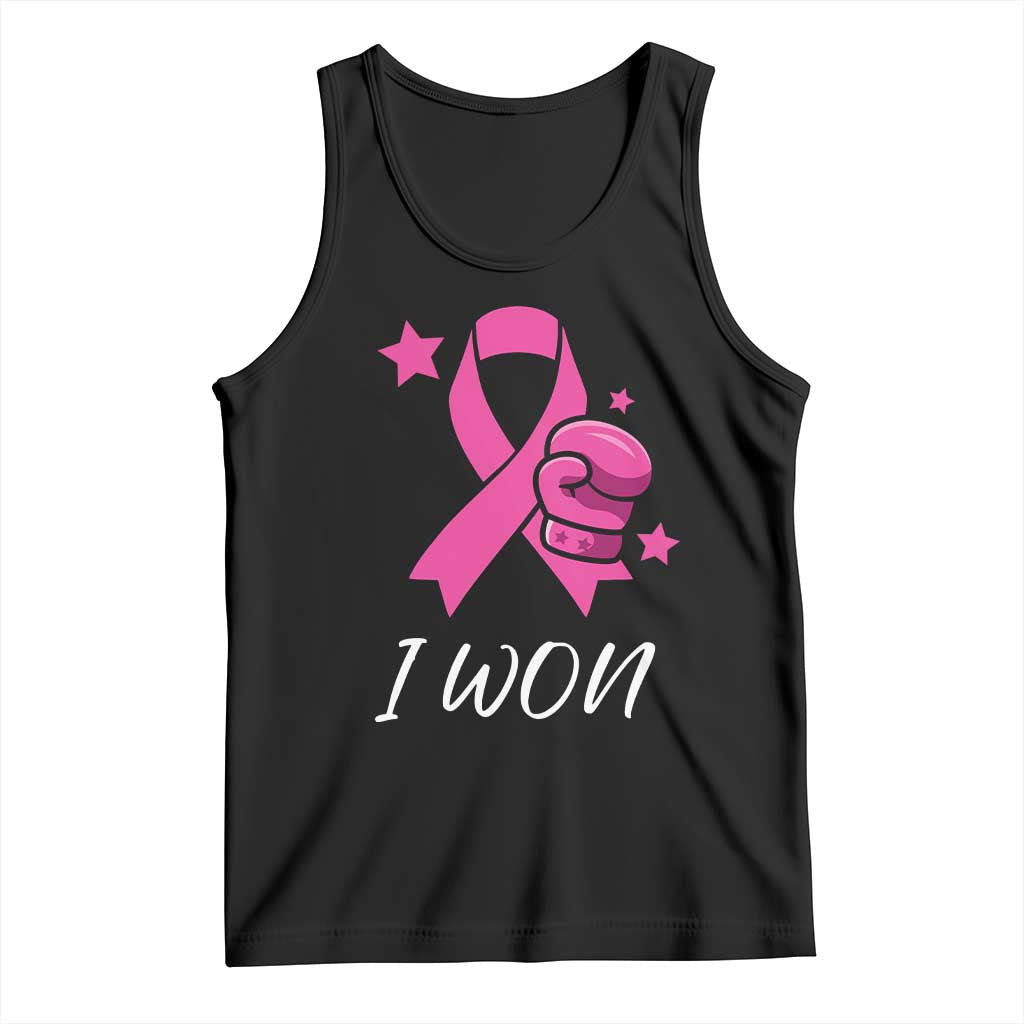 Pink Ribbon Tank Top I Won Breast Cancer Awareness - Wonder Print Shop