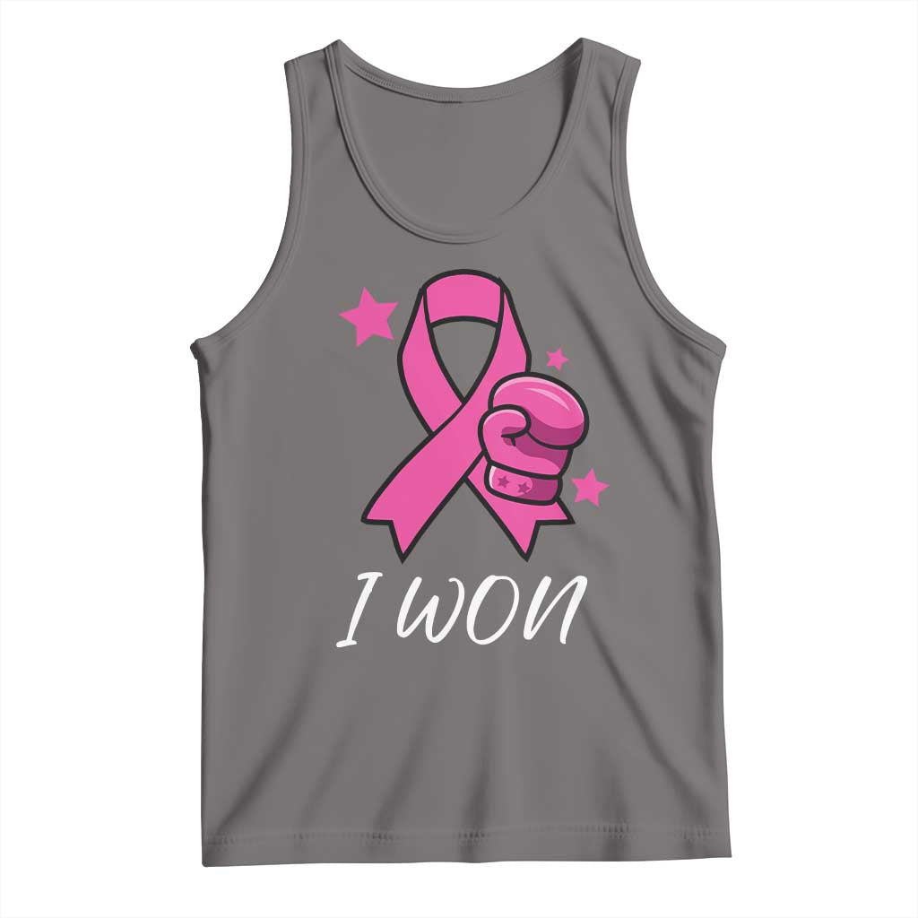 Pink Ribbon Tank Top I Won Breast Cancer Awareness - Wonder Print Shop