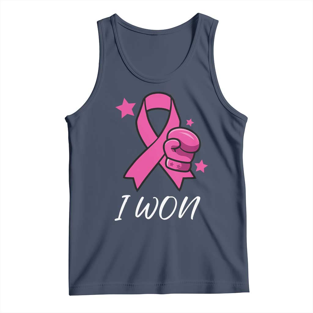 Pink Ribbon Tank Top I Won Breast Cancer Awareness - Wonder Print Shop