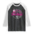 Breast Cancer Is Boo Sheet Raglan Shirt October Ghost Pink Ribbon - Wonder Print Shop