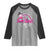 Breast Cancer Is Boo Sheet Raglan Shirt October Ghost Pink Ribbon - Wonder Print Shop