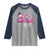 Breast Cancer Is Boo Sheet Raglan Shirt October Ghost Pink Ribbon - Wonder Print Shop