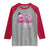Breast Cancer Is Boo Sheet Raglan Shirt October Ghost Pink Ribbon - Wonder Print Shop
