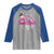 Breast Cancer Is Boo Sheet Raglan Shirt October Ghost Pink Ribbon - Wonder Print Shop