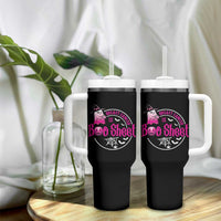 Breast Cancer Is Boo Sheet Tumbler With Handle October Ghost Pink Ribbon - Wonder Print Shop