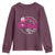 Breast Cancer Is Boo Sheet Youth Sweatshirt October Ghost Pink Ribbon - Wonder Print Shop