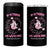 Breast Cancer Halloween 4 in 1 Can Cooler Tumbler In October Ghost Wear Pink Black Cat - Wonder Print Shop