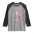 Breast Cancer Halloween Raglan Shirt In October Ghost Wear Pink Black Cat - Wonder Print Shop