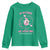Breast Cancer Halloween Youth Sweatshirt In October Ghost Wear Pink Black Cat - Wonder Print Shop