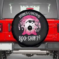 Breast Cancer Is Boo Sheet Spare Tire Cover In October Ghost Wear Pink - Wonder Print Shop