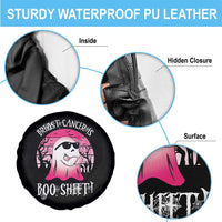 Breast Cancer Is Boo Sheet Spare Tire Cover In October Ghost Wear Pink - Wonder Print Shop