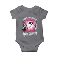 Breast Cancer Is Boo Sheet Baby Onesie In October Ghost Wear Pink - Wonder Print Shop