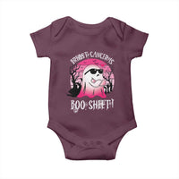 Breast Cancer Is Boo Sheet Baby Onesie In October Ghost Wear Pink - Wonder Print Shop