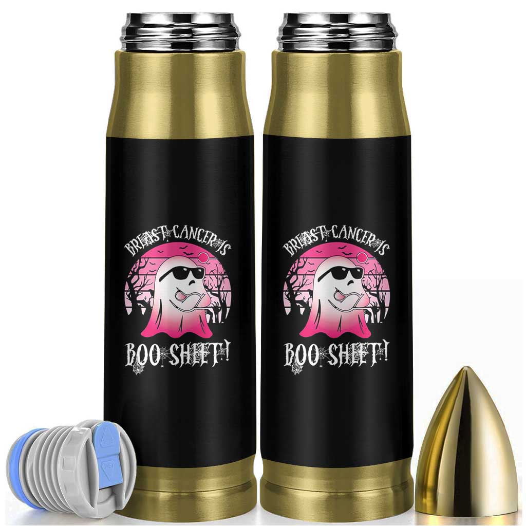 Breast Cancer Is Boo Sheet Bullet Tumbler In October Ghost Wear Pink - Wonder Print Shop