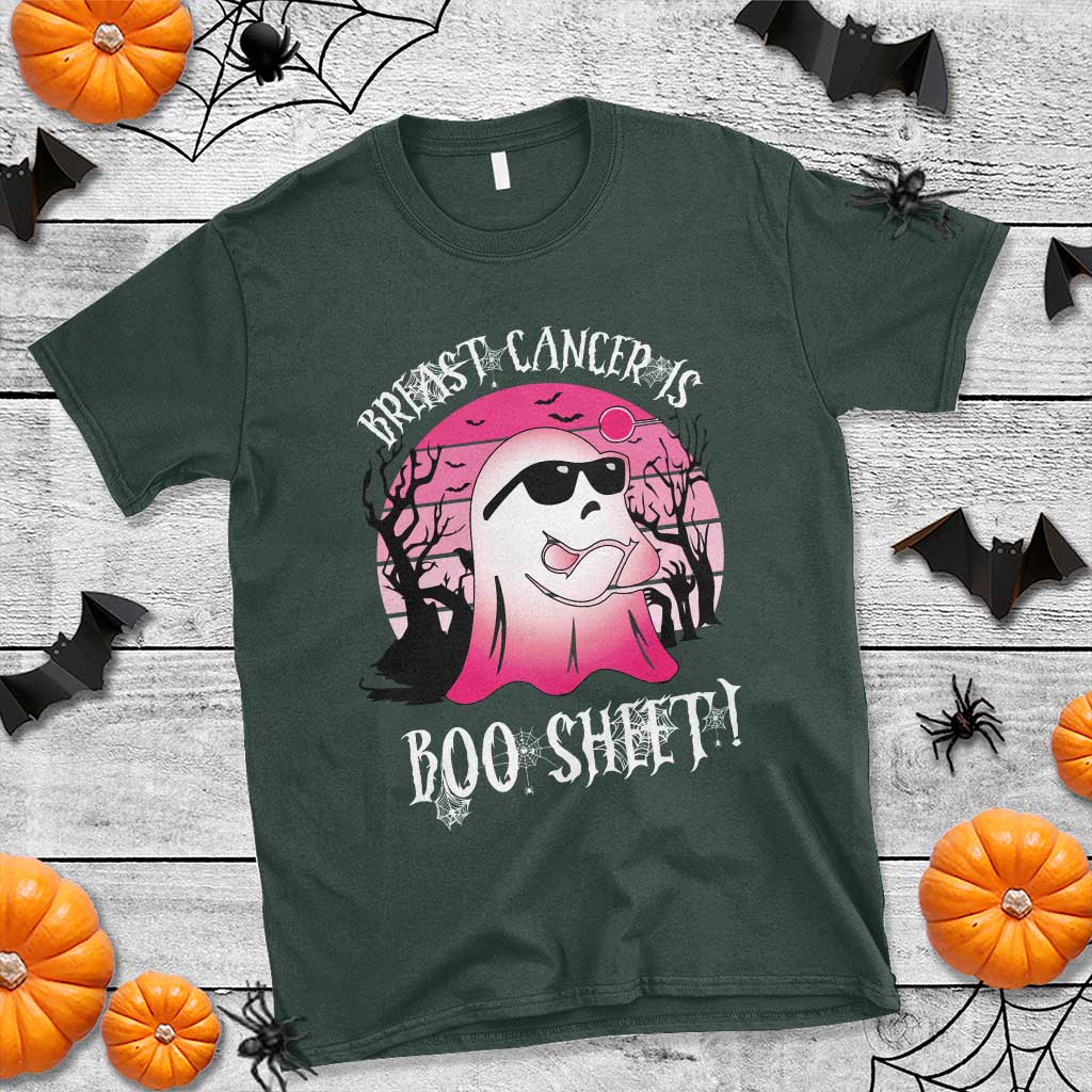 Breast Cancer Is Boo Sheet T Shirt In October Ghost Wear Pink - Wonder Print Shop