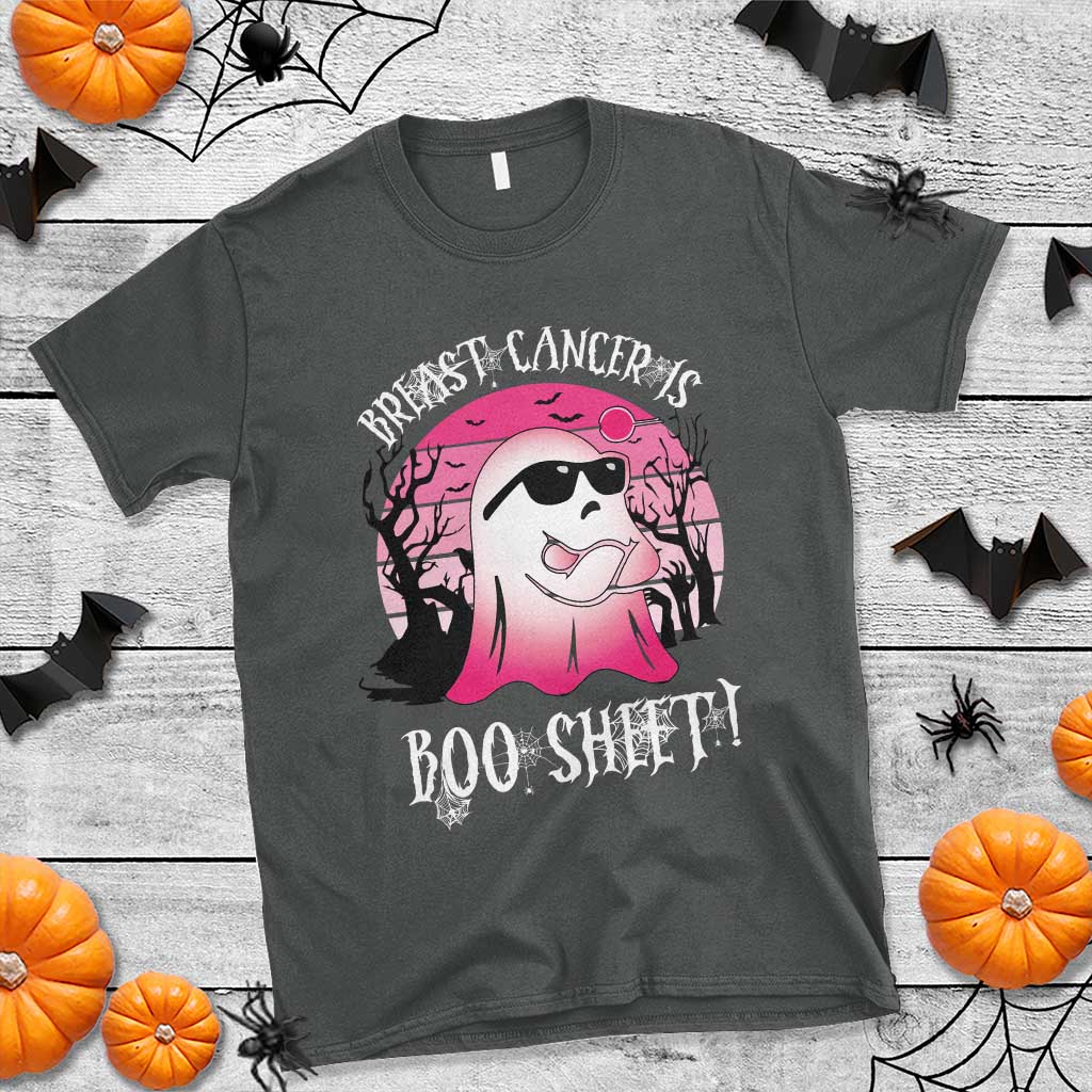 Breast Cancer Is Boo Sheet T Shirt In October Ghost Wear Pink - Wonder Print Shop
