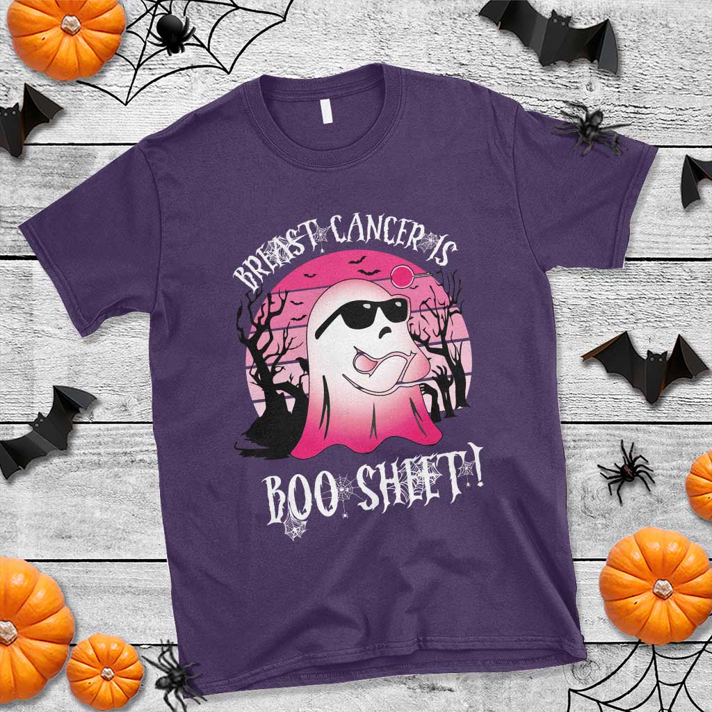 Breast Cancer Is Boo Sheet T Shirt In October Ghost Wear Pink - Wonder Print Shop
