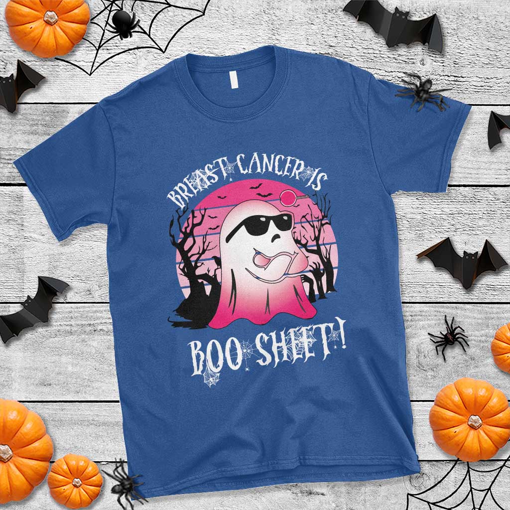 Breast Cancer Is Boo Sheet T Shirt In October Ghost Wear Pink - Wonder Print Shop