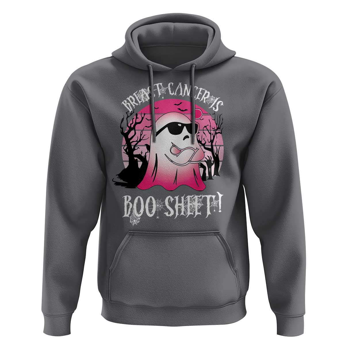 Breast Cancer Is Boo Sheet Hoodie In October Ghost Wear Pink - Wonder Print Shop