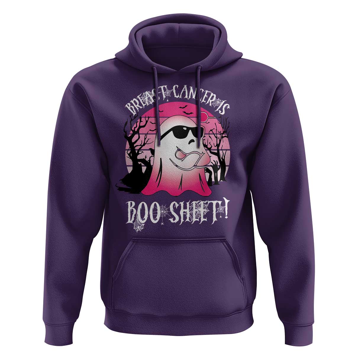 Breast Cancer Is Boo Sheet Hoodie In October Ghost Wear Pink - Wonder Print Shop