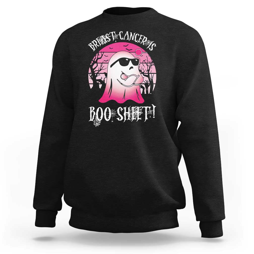 Breast Cancer Is Boo Sheet Sweatshirt In October Ghost Wear Pink - Wonder Print Shop