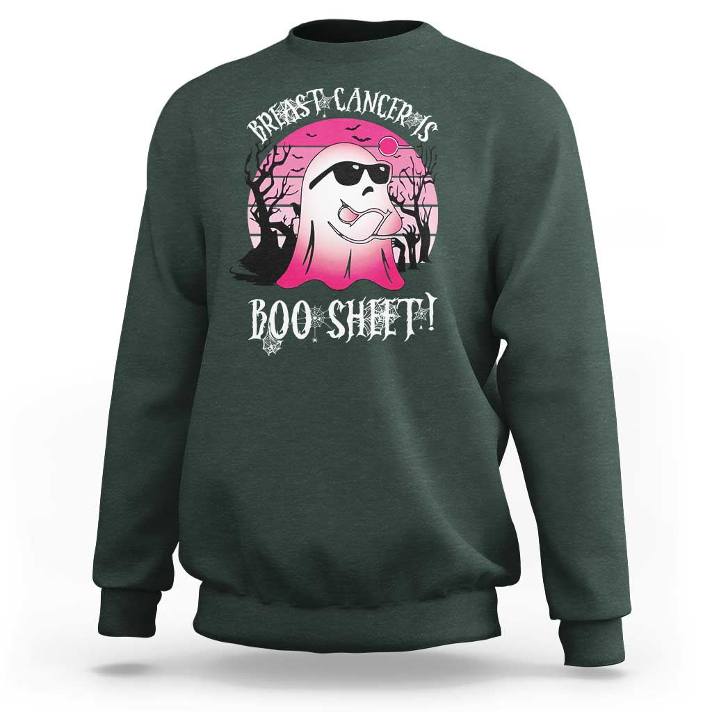 Breast Cancer Is Boo Sheet Sweatshirt In October Ghost Wear Pink - Wonder Print Shop