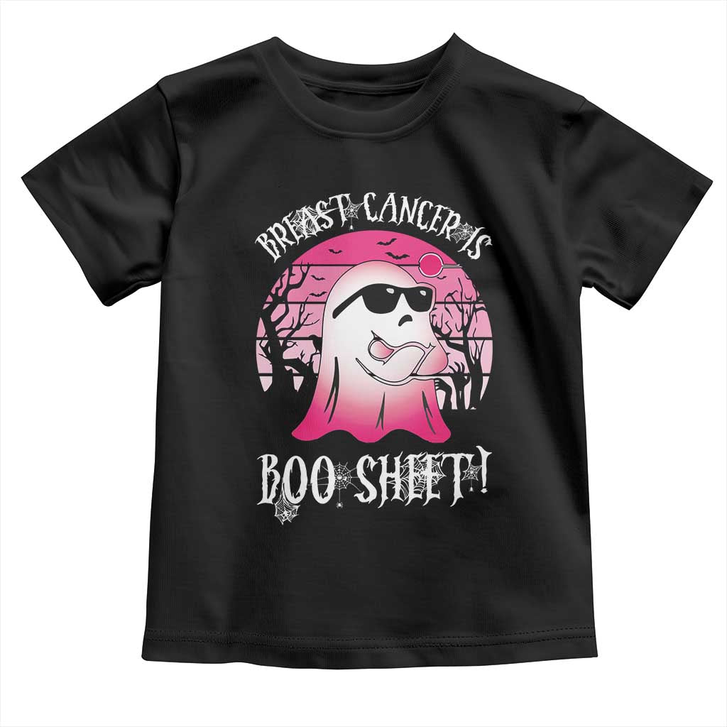 Breast Cancer Is Boo Sheet Toddler T Shirt In October Ghost Wear Pink - Wonder Print Shop