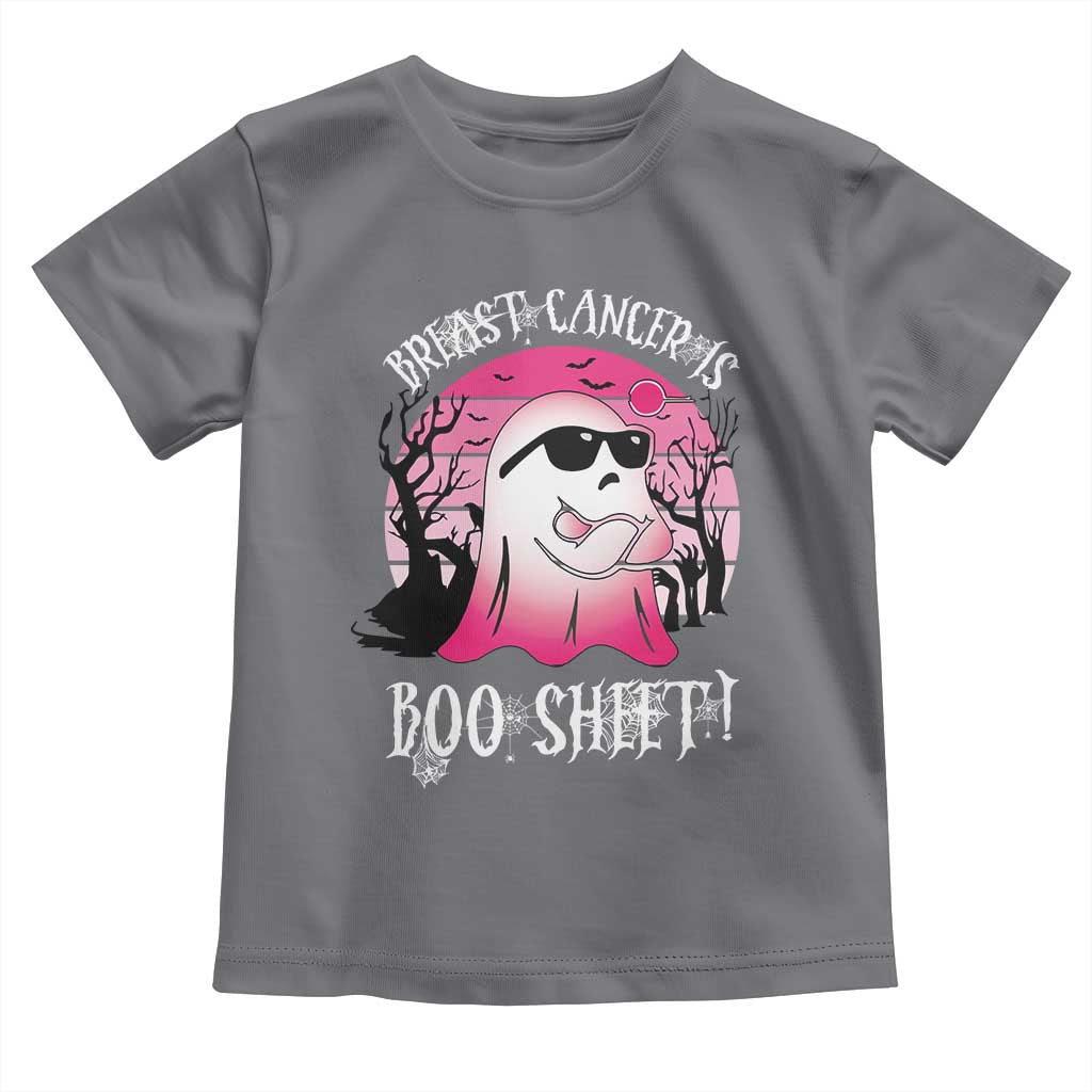 Breast Cancer Is Boo Sheet Toddler T Shirt In October Ghost Wear Pink - Wonder Print Shop