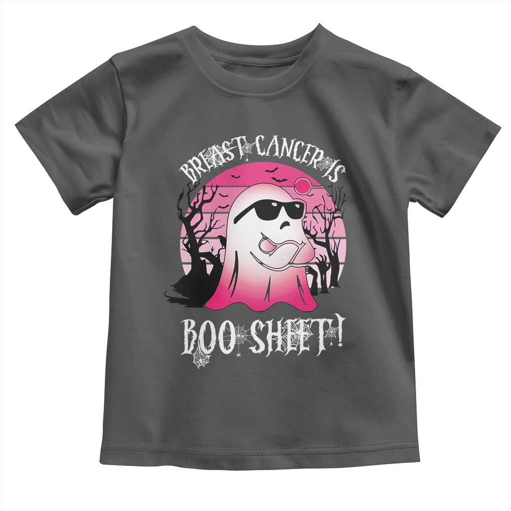 Breast Cancer Is Boo Sheet Toddler T Shirt In October Ghost Wear Pink - Wonder Print Shop