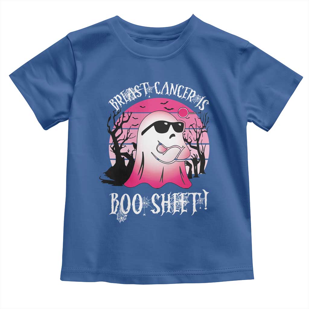 Breast Cancer Is Boo Sheet Toddler T Shirt In October Ghost Wear Pink - Wonder Print Shop