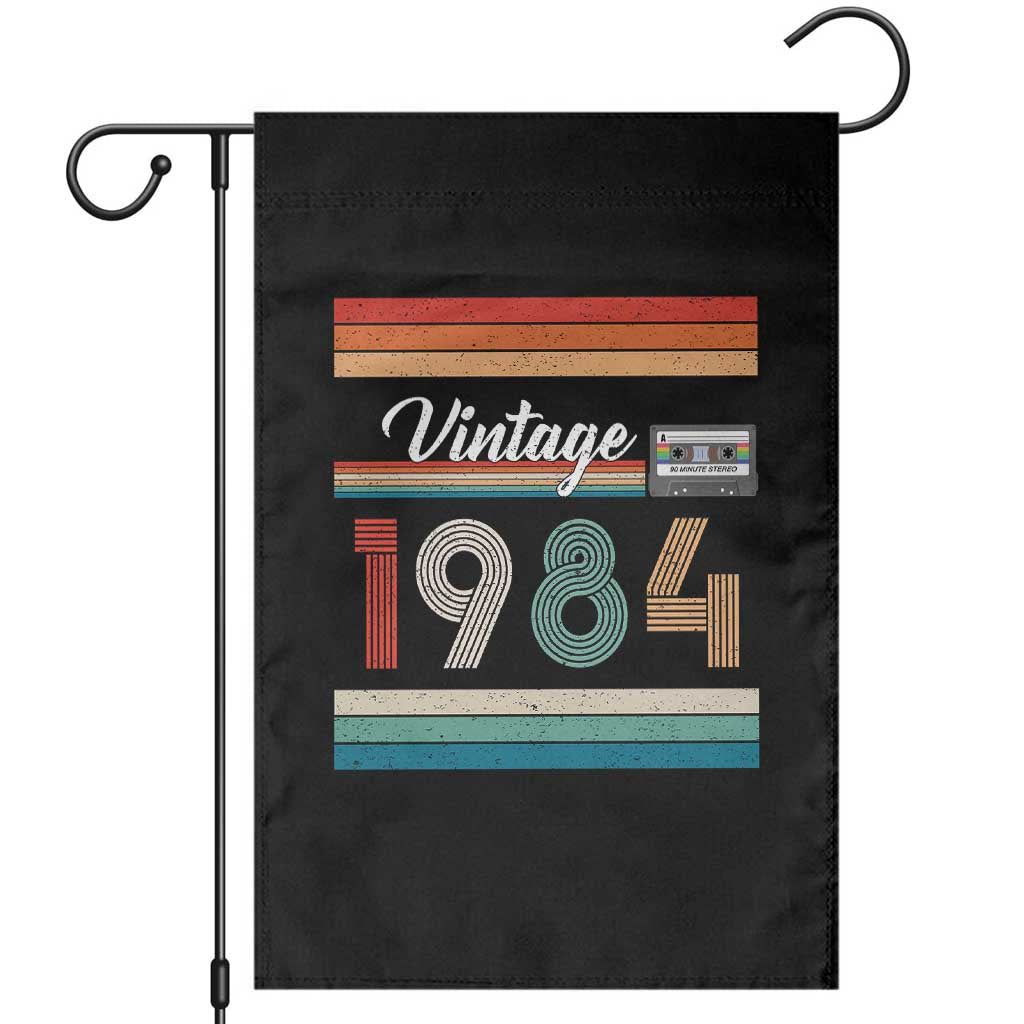 1984 Retro Birthday Garden Flag Vintage 42th Birthday Gift Classic 90s Style - Wonder Print Shop