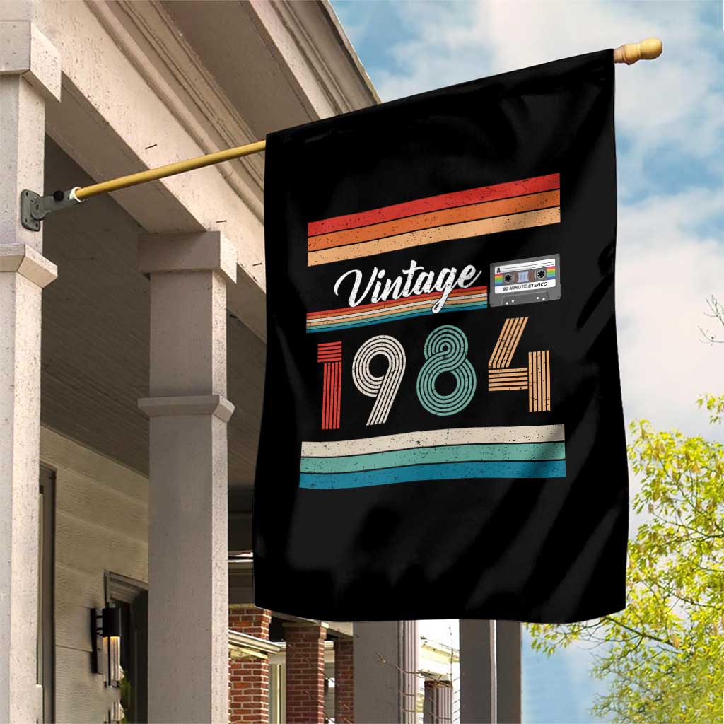 1984 Retro Birthday Garden Flag Vintage 42th Birthday Gift Classic 90s Style - Wonder Print Shop