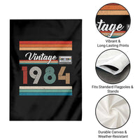 1984 Retro Birthday Garden Flag Vintage 42th Birthday Gift Classic 90s Style - Wonder Print Shop