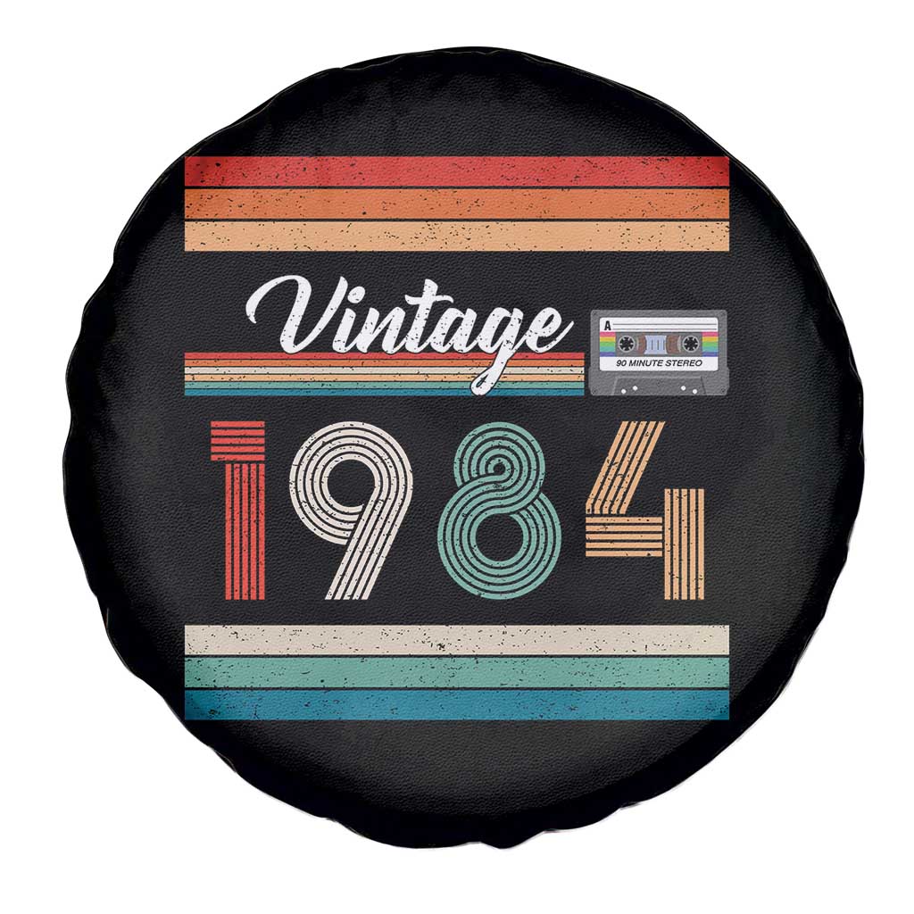 1984 Retro Birthday Spare Tire Cover Vintage 42th Birthday Gift Classic 90s Style - Wonder Print Shop